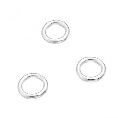 Closed 6mm rings 1mm wire (approx. 50pcs)
