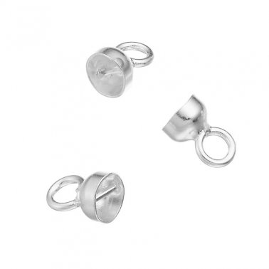4mm caps with ring and internal pin (approx. 50pcs)