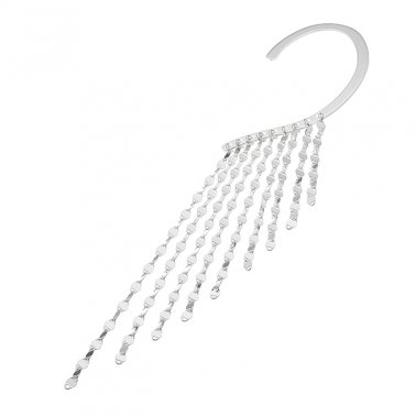 Ear cuff with pendant Cobra chains (1pc)