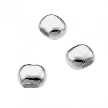 Perles écrasées 4mm trou 1mm (env.30pcs)