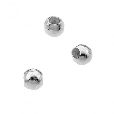 Unregelmässige Perlen 3mm Loch 1,5mm (ca.100Stk)