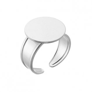 Adjustable ring supports round base 15mm (5pcs)