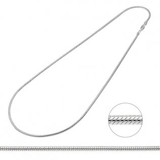 2,3mm snake ready-to-wear necklace 50cm (1pc)