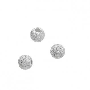 Perles diamantées 4mm trou 1,4mm (env. 50pcs)