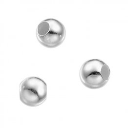 Perles lisses 3mm trou 1,2mm (env. 200pcs)