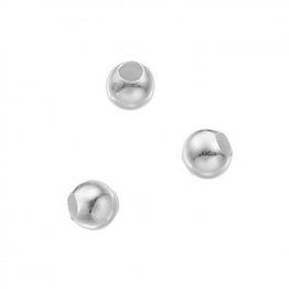 Perles lisses 1,8mm trou 0,9mm (env. 500pcs)