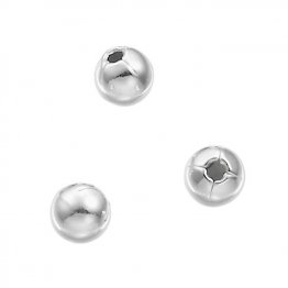 Perles de finition 3mm trou 0,9mm (env.100pcs)