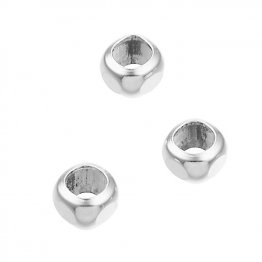 Perles anneaux carrées 5mm trou carré 3,3mm (env. 30pcs)
