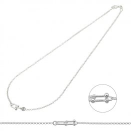 Collier double manille 5x15mm 41cm (1pc)