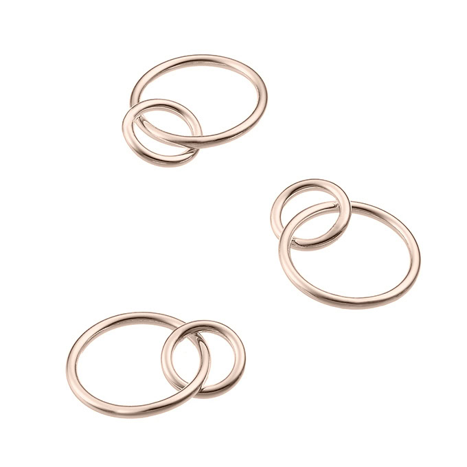 Sterling Silver Pink Gold 1 MICRON