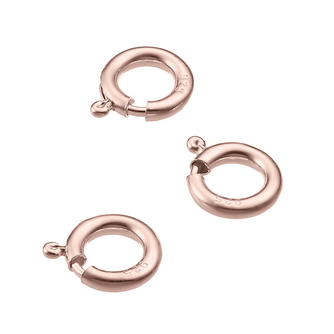 Sterling Silver Pink Gold 1 MICRON