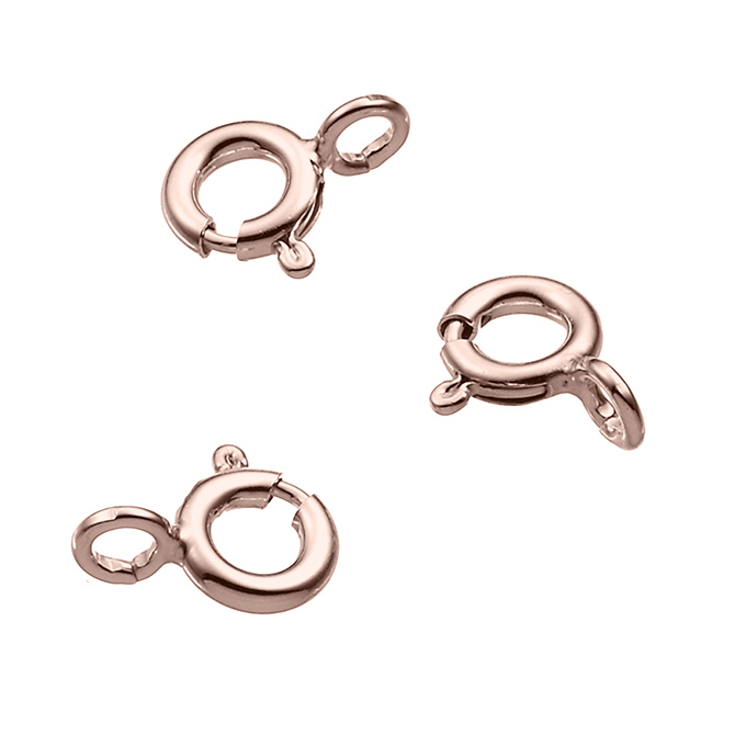 Sterling Silver Pink Gold 1 MICRON