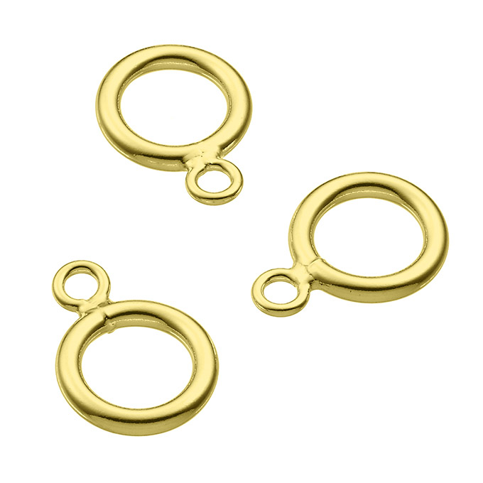 Sterling Silver Yellow Gold 1 MICRON