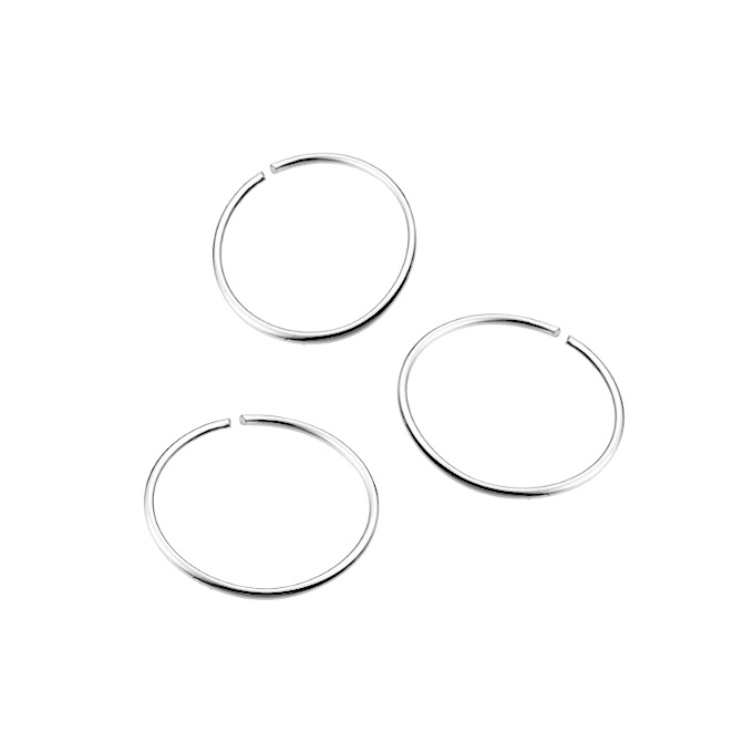 Splitrings 18mm diameter, 1,5mm tube (10pcs)