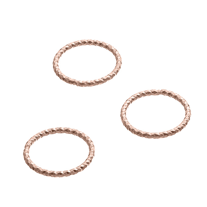 Sterling Silver Pink Gold 1 MICRON