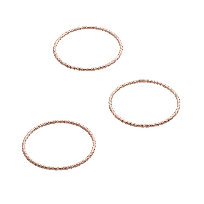 Sterling Silver Pink Gold 1 MICRON