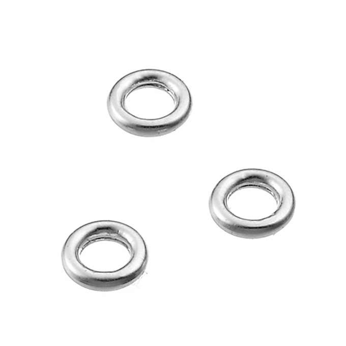 Sterling Silver White Rhodium