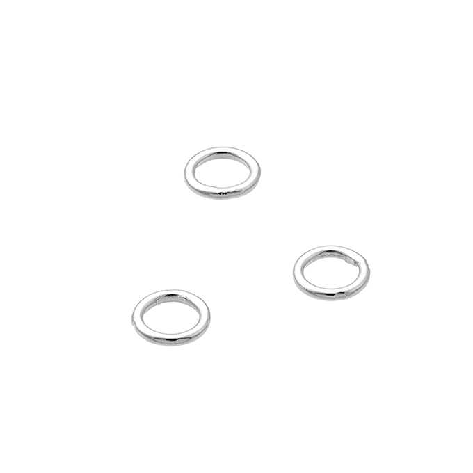 Closed 5mm rings 0,8mm wire (approx. 50pcs)