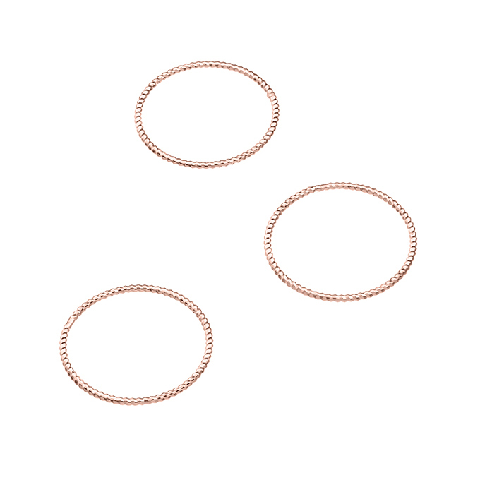 Sterling Silver Pink Gold 1 MICRON