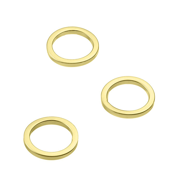 Sterling Silver Yellow Gold 1 MICRON