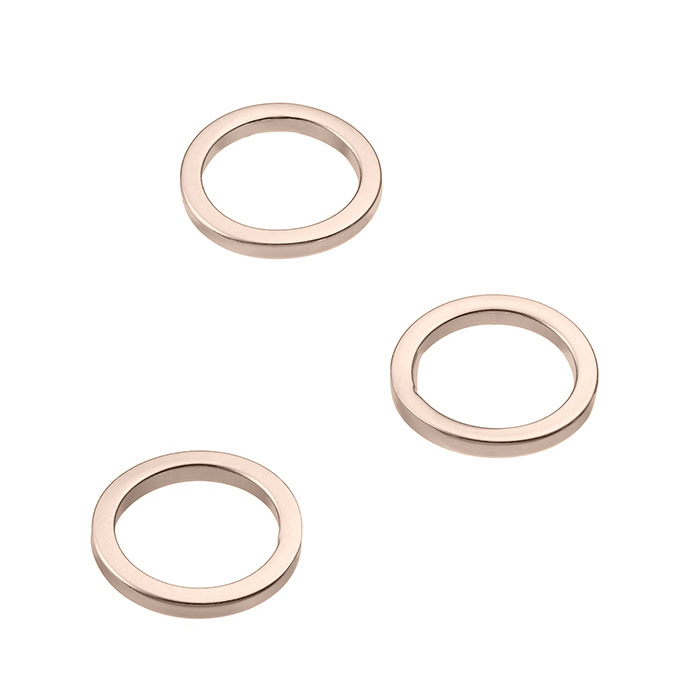 Sterling Silver Pink Gold 1 MICRON