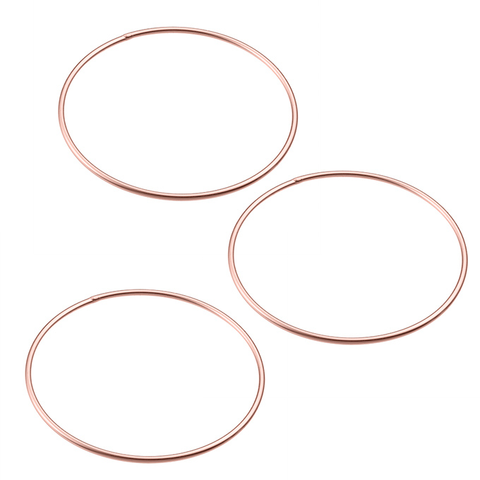 Sterling Silver Pink Gold 1 MICRON