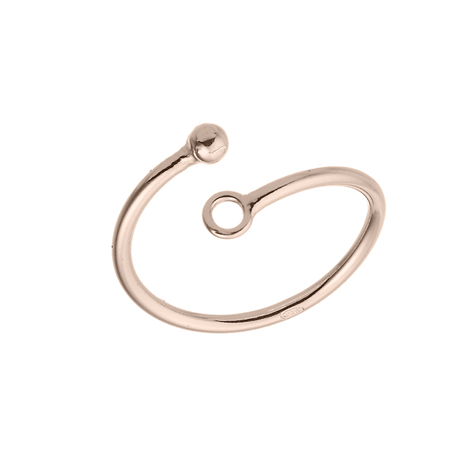 Sterling Silver Pink Gold 1 MICRON