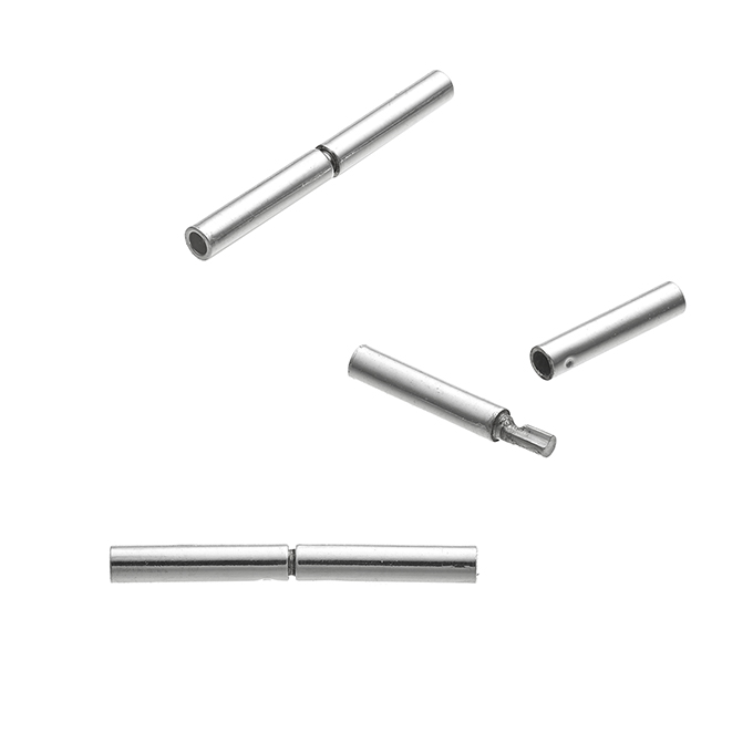 Chiusure a baionetta diametro 1,8mm foro 1,3mm (3pz)