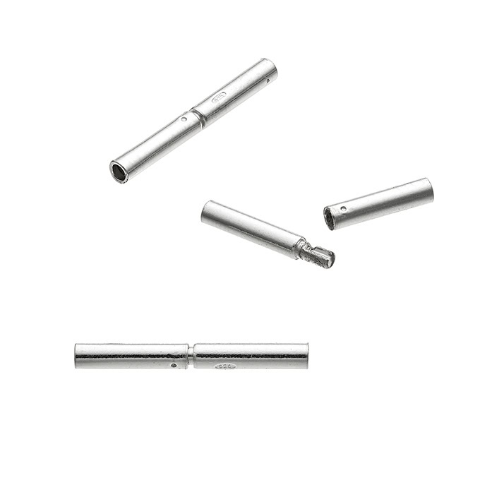 Fermoirs Baïonnette diamètre 2mm trou 1,5mm (3pcs)