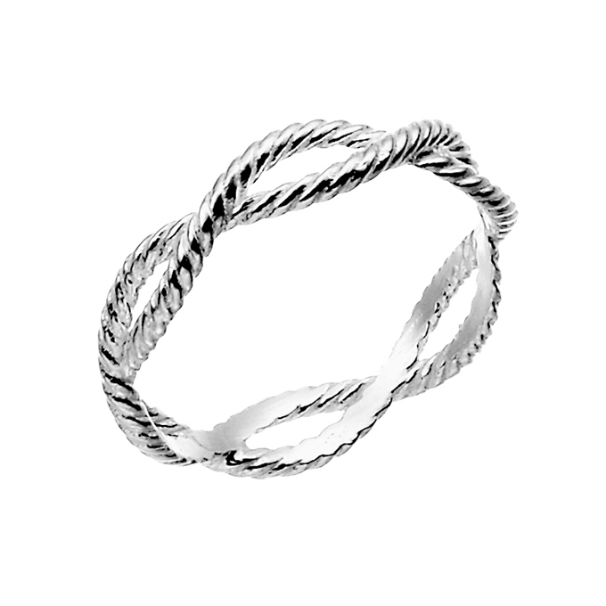 Bague infinie, fil tressé 2mm (1pc)