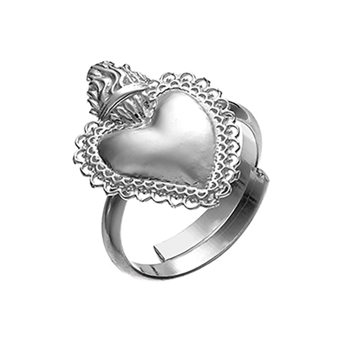 Sterling Silver White Rhodium