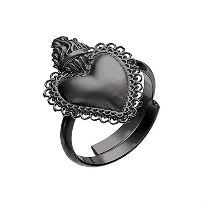 Sterling Silver Black Rhodium