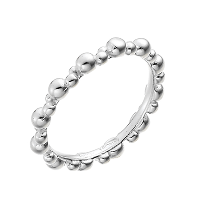 Bague perles alternées Taille 54 (1pc)