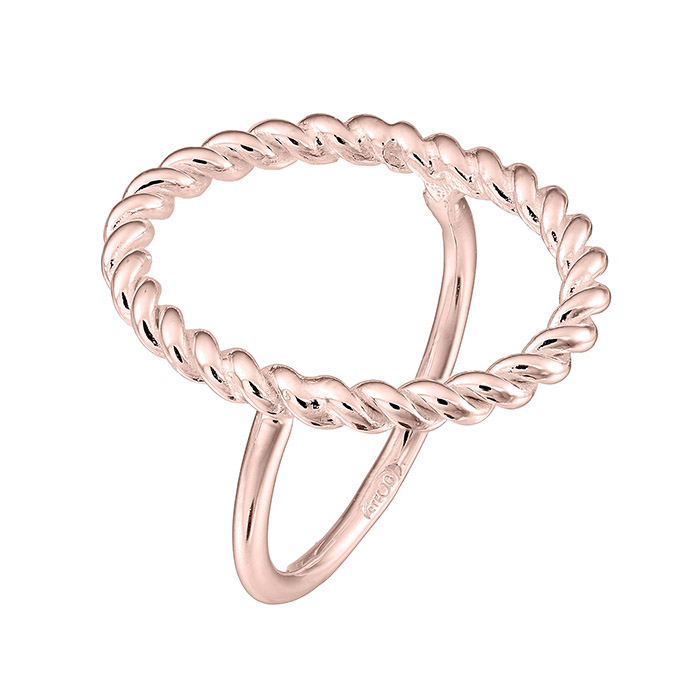 Sterling Silver Pink Gold 1 MICRON