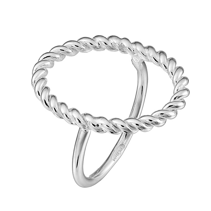 Sterling Silver White Rhodium