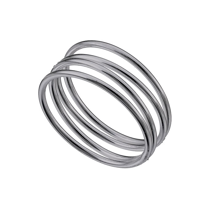 Sterling Silver Black Rhodium