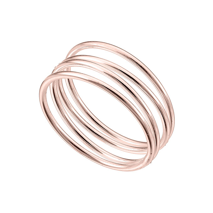 Sterling Silver Pink Gold 1 MICRON