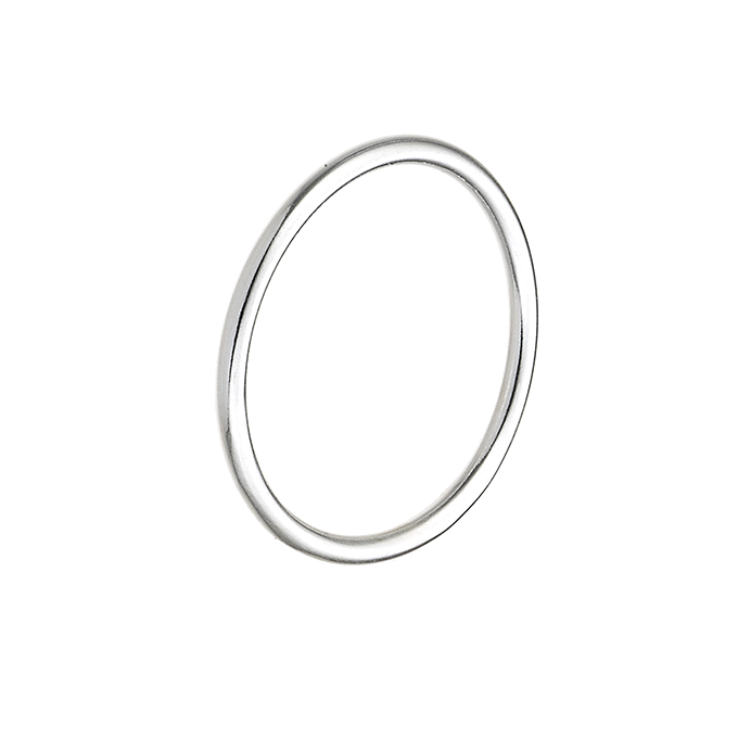 1,5mm smooth wire rings size 52 (5pcs)