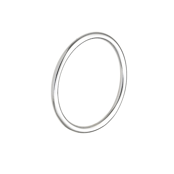 1,5mm smooth wire rings size 54 (5pcs)