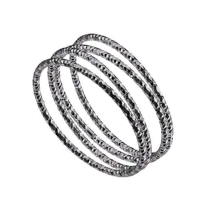 Sterling Silver Black Rhodium