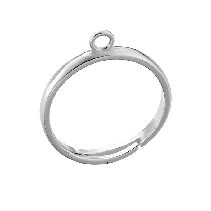 Sterling Silver White Rhodium