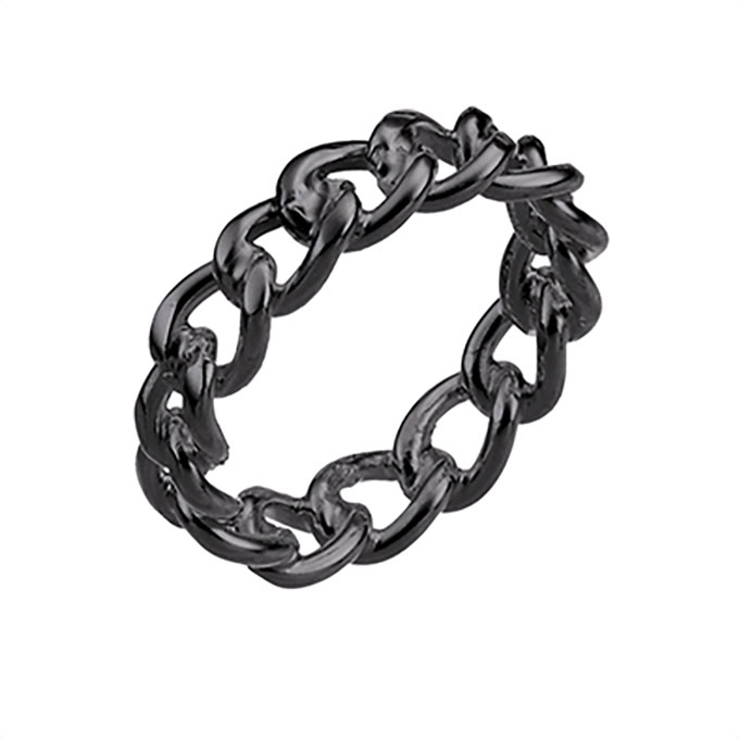 Sterling Silver Black Rhodium