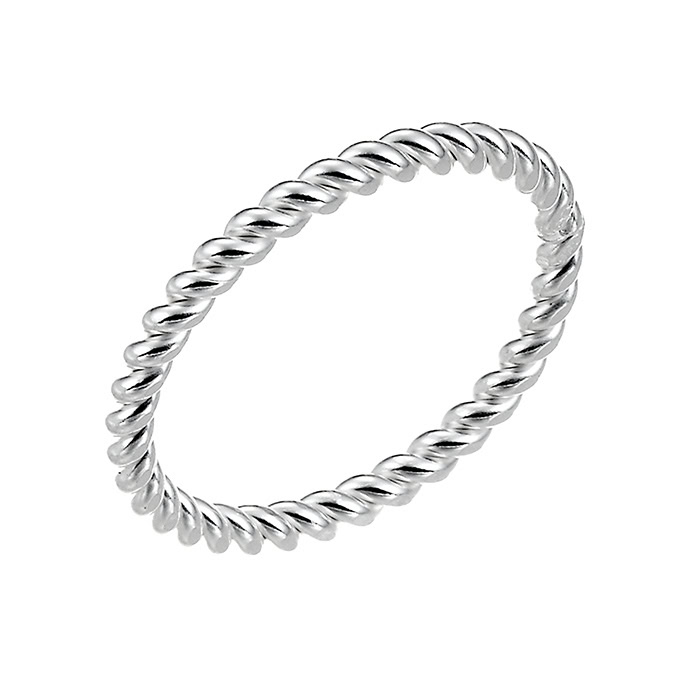 Twisted wire ring Size 52 (1pc)