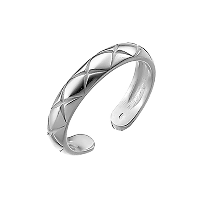 Sterling Silver White Rhodium