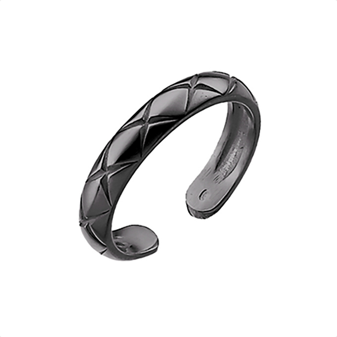 Sterling Silver Black Rhodium