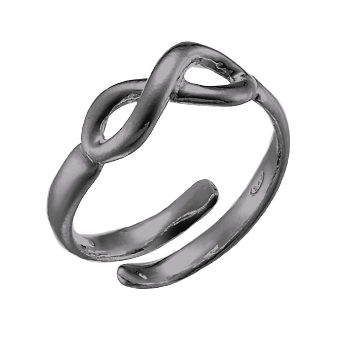 Sterling Silver Black Rhodium