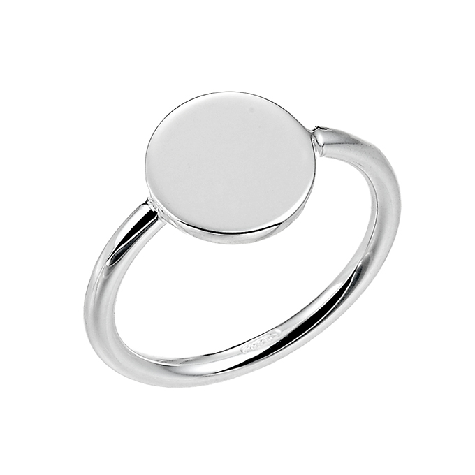 Bague pièce ronde 10mm Taille 54 (1pc)