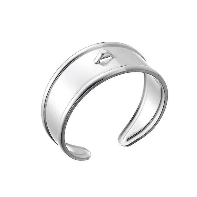 Sterling Silver White Rhodium