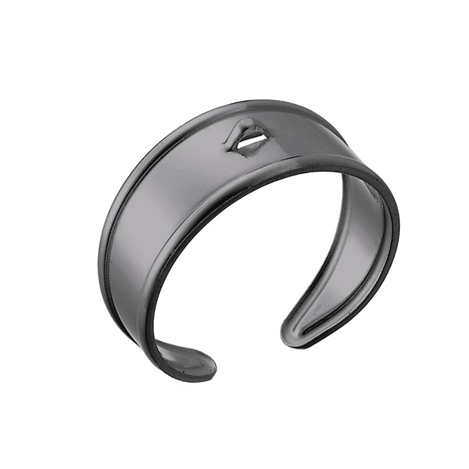 Sterling Silver Black Rhodium