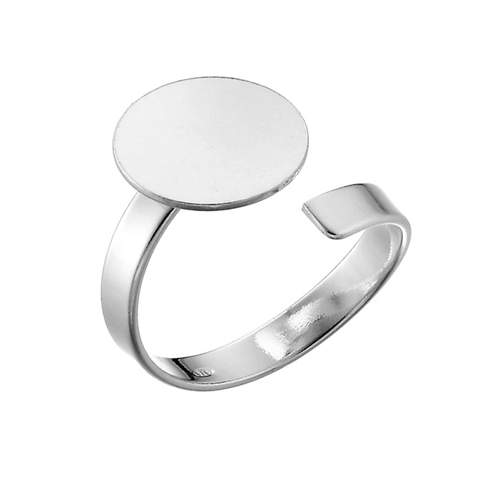 Sterling Silver White Rhodium